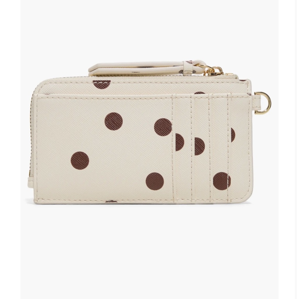 Ted Baker London Lulu Leather Zip polka Card wallet - Picture 3 of 7